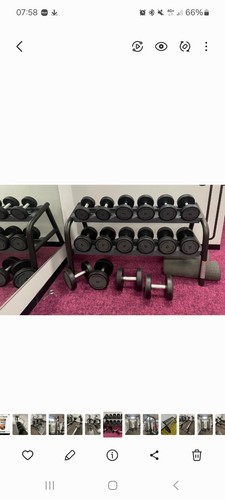 Technogym dumbbell rack - dumbbell,